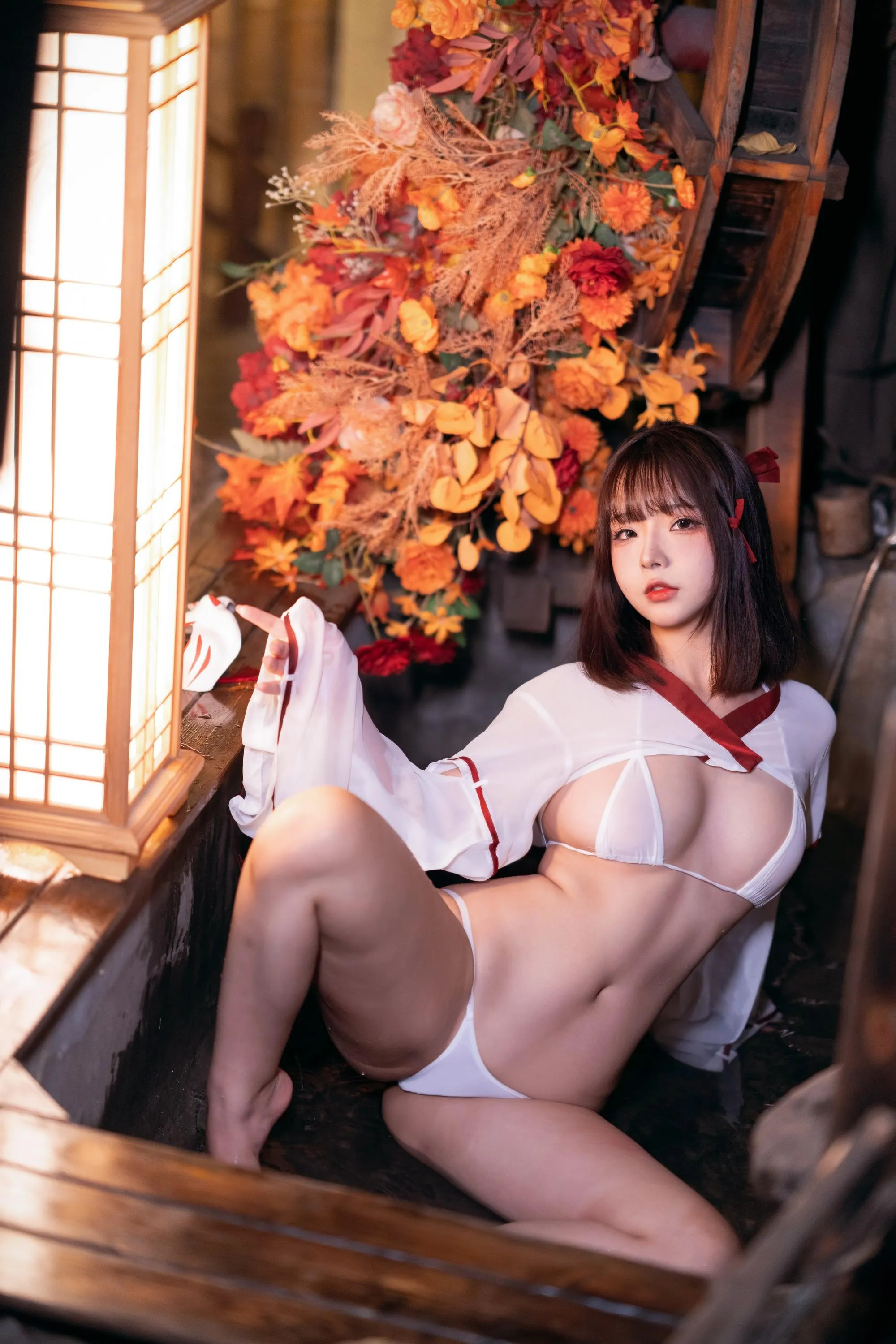 yuuhui玉汇 – NO.032 巫女 [120P]插图1